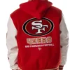 The Wild Collective SF 49ers Hooded Varsity Jacket