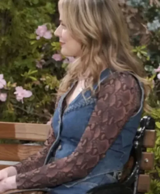 The Young and the Restless Cait Fairbanks Denim Vest