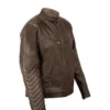 Thorne Quilted Biker Leather Jacket
