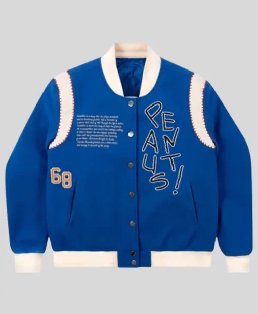 Tier Franklin Armstrong Varsity Blue Jacket