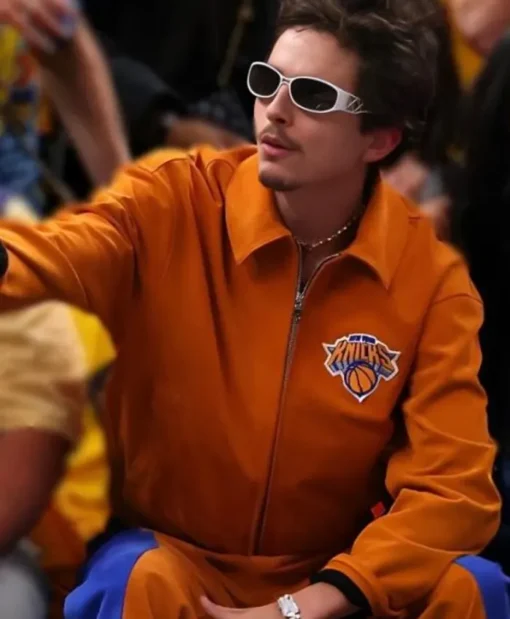 Timothee Chalamet NY Knicks Game Six Jacket