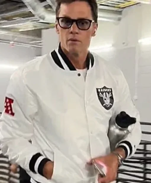 Tom Brady Raiders Varsity Jacket