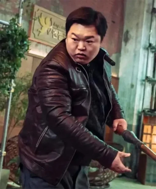 Twelve S01 Go Gyu-Pil Leather Black Jacket