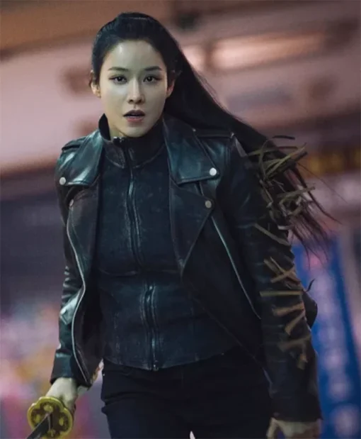 Twelve S01 Lee Joo-bin Black Leather Jacket