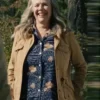 Untamed S01 Iris Quinn Brown Cotton Jacket