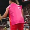 WWE Monday Night RAW 2025 Seth Rollins Pink And Red Leather Vest