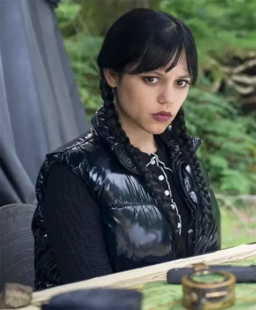 Wednesday S02 Jenna Ortega Puffer Vest