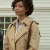 Wednesday S02 Thandiwe Newton Beige Trench Coat