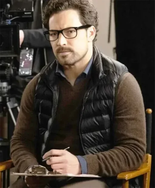 Wild Cards S02 Giacomo Gianniotti Black Puffer Vest