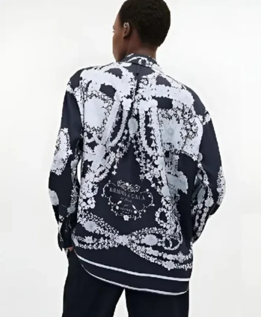 Yes Chef S01 Black Martha Stewart Floral Shirt