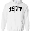 1977 Pullover White Hoodie