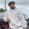 24 HEURES AVEC INOX ET SQUEEZIE À PARIS Inoxtag Hooded Jacket - White