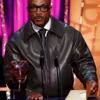 BAFTA Television Awards Ashley Walters 2025 Black Leather Jacket