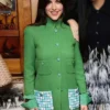 Scout LaRue BAFTA After Party 2025 Willis Green Wool Coat
