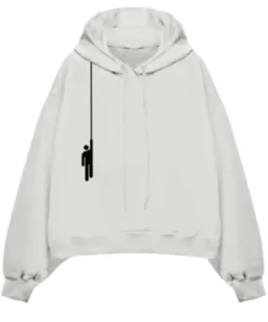 Shop Billie Eilish Hanging Blohsh White Hoodie
