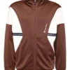 Darren Cahill Brassic S07 Mick Dennings Color-Block Track Brown Jacket