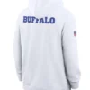 Buffalo Bills 2025 Rivalries Collection Sideline Pullover White Hoodie
