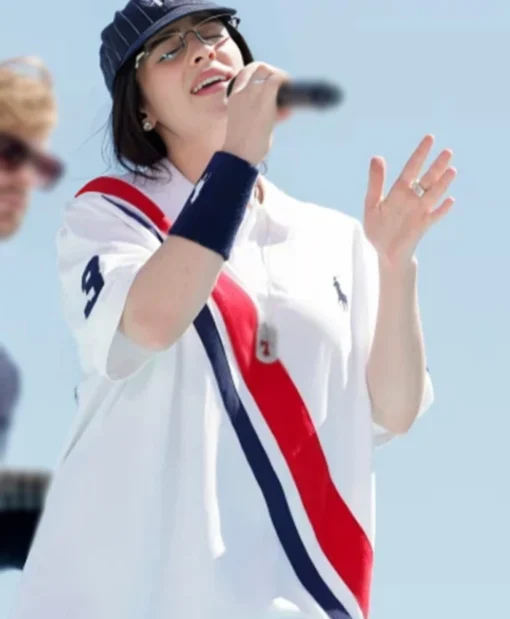 Buy Billie Eilish LA28 Olympic Games White Shirt in Sale