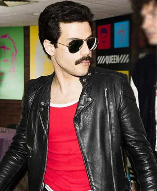 Freddie Mercury Black Leather Jacket