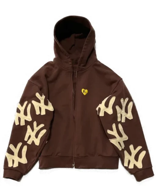Shop Khalen Saunders Today Show 2025 Brown Hoodie