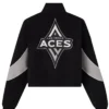 Buy Las Vegas Aces OVO Black And Silver Track Jacket For Him And Her