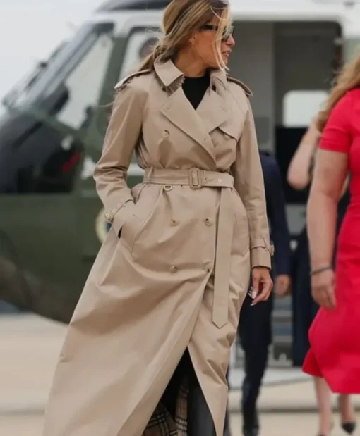 Melania Trump Burberry Trench Coat