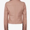 Buy Ninfa Fashion Pink Real Biker Leather Jacket For Him And Her