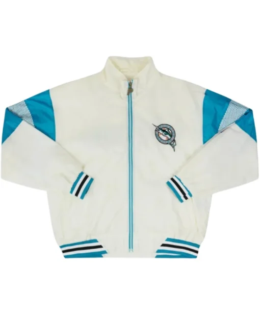 Florida Marlins 1990’s Off White Rain Jacket