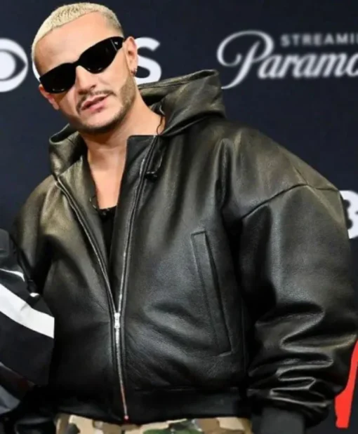 DJ Snake 2025 MTV Video Music Awards Black Leather Jacket