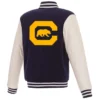 California NavyWhite Golden Bears Varsity Jacket