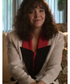 Christy Sydney Sweeney White Coat