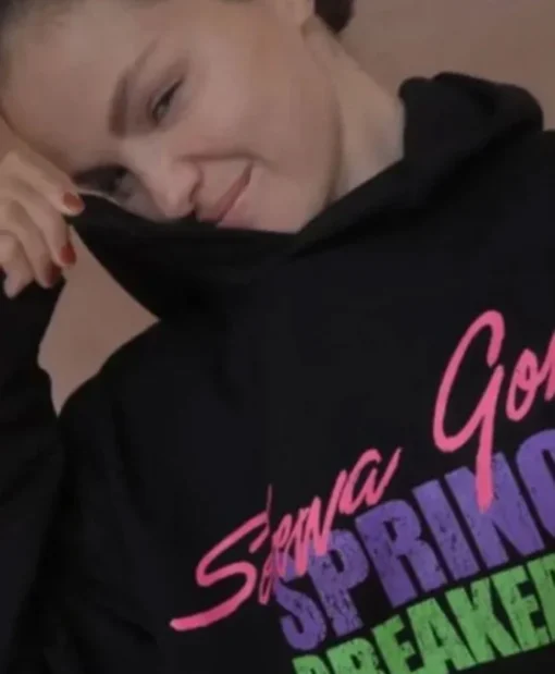 Selena Gomez X Spring Breakers Black Hoodie