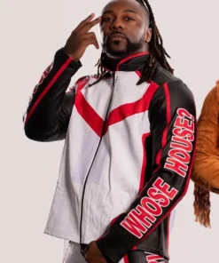 AEW Swerve Strickland Mr. Terrific Leather Jacket