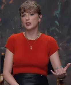 Taylor Swift The Life Of A Showgirl Short-Sleeve Sweater