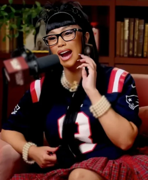Call Her Dady Podcast 2025 Cardi B Stefon Diggs Sports Jersey