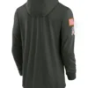 Forest Green Kansas City Chiefs 2025 Salute to Service Sideline Dri-FIT Lightweight Hooded Pullover