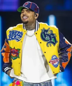 Breezy Bowl XX Tour Chris Brown Yellow Jacket