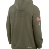 Salute To Service Sideline Dallas Cowboys 2025 Olive Hoodie