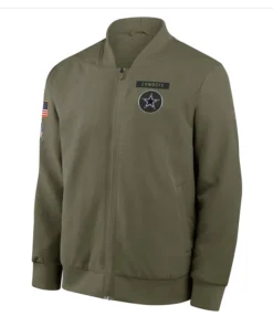 Dallas Cowboys 2025 Salute to Service Bomber Jacket