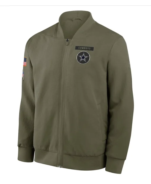 Dallas Cowboys 2025 Salute to Service Bomber Jacket
