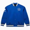 Dallas Cowboys Double Down Royal Varsity Jacket