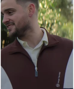 Brassic S7 Darren Cahill Brown Track Jacket