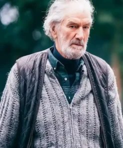 Clive Russell The Guest S1 Black Quilted Vest