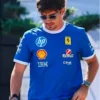 Buy Now Charles Leclerc F1 Grand Prix Of Italy Blue T-Shirt On Sale