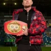 Face Off IBF World Title Paddy Donovan Fight Red Black Puffer Jacket