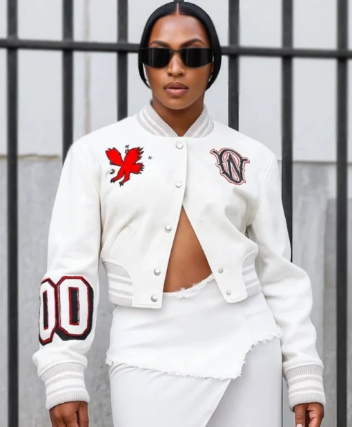 Jordan Chiles Fashion Show Varsity Jacket