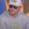Georgia Tech Brent Key Grey hoodie