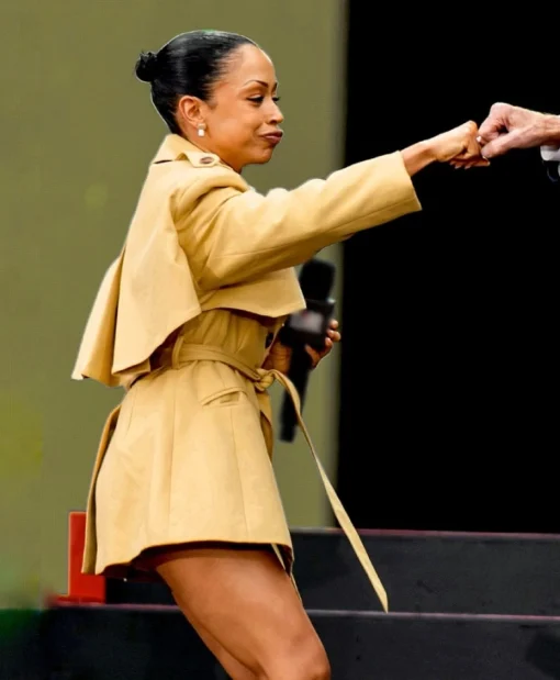 Liza Koshy Global Citizen Festival 2025 Trench Coat