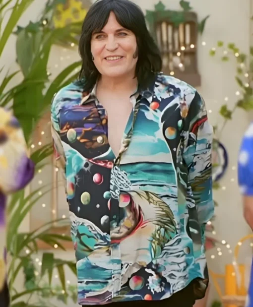 Great British Bake Off S16 Noel Fielding Graphic Print Shirt