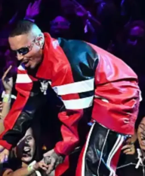 J Balvin MTV Video Music Awards 2025 Leather Jacket